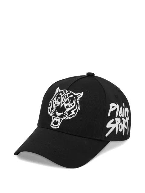 Plein Sport gorra con bordado Tigre