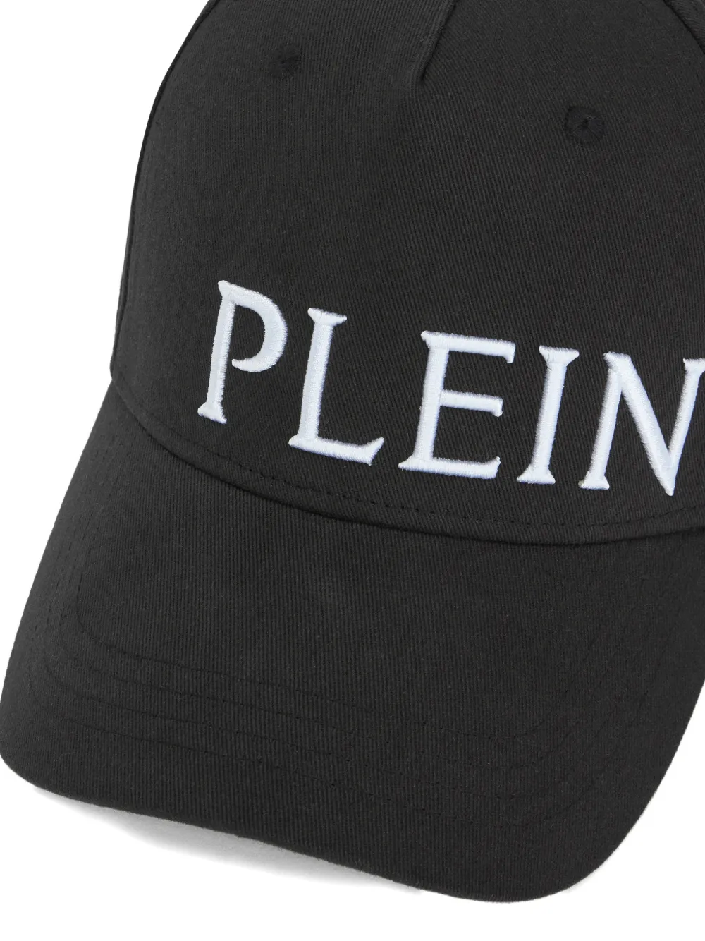 Plein Sport Honkbalpet met geborduurd logo Zwart