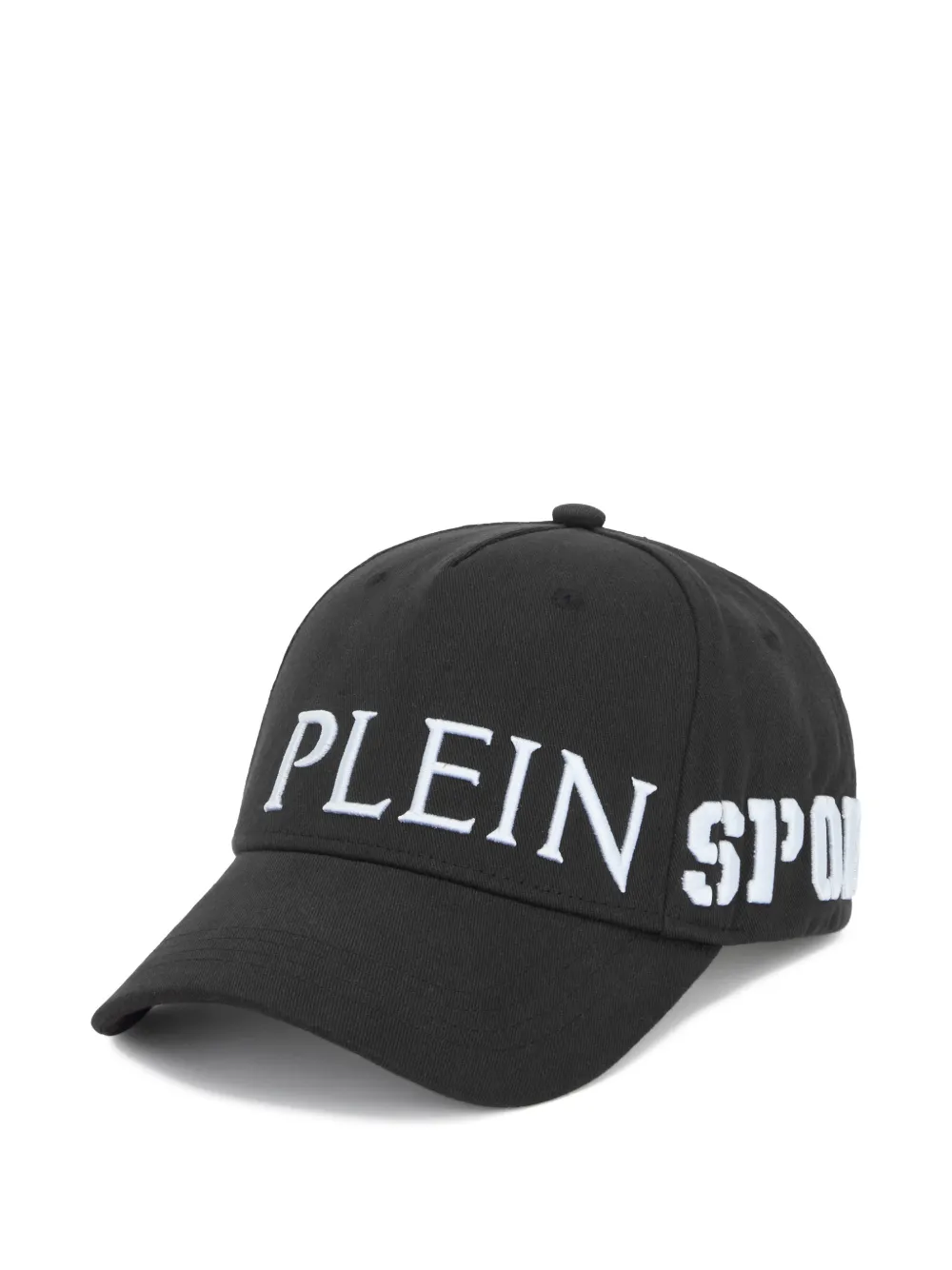 Plein Sport embroidered-logo baseball cap - Schwarz