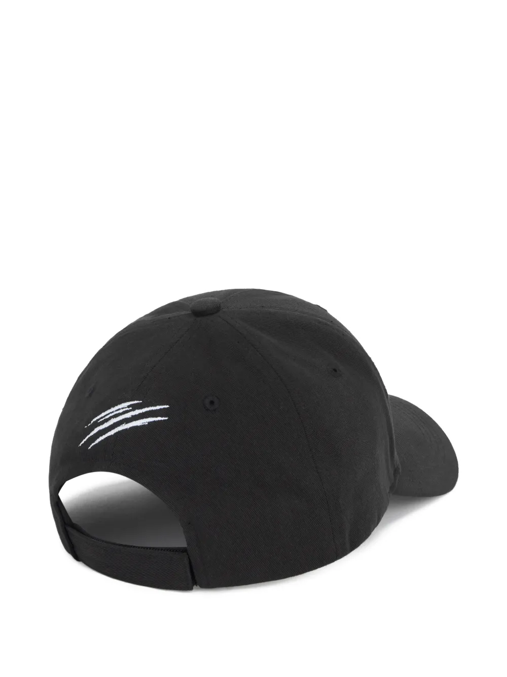 Plein Sport Honkbalpet met geborduurd logo Zwart
