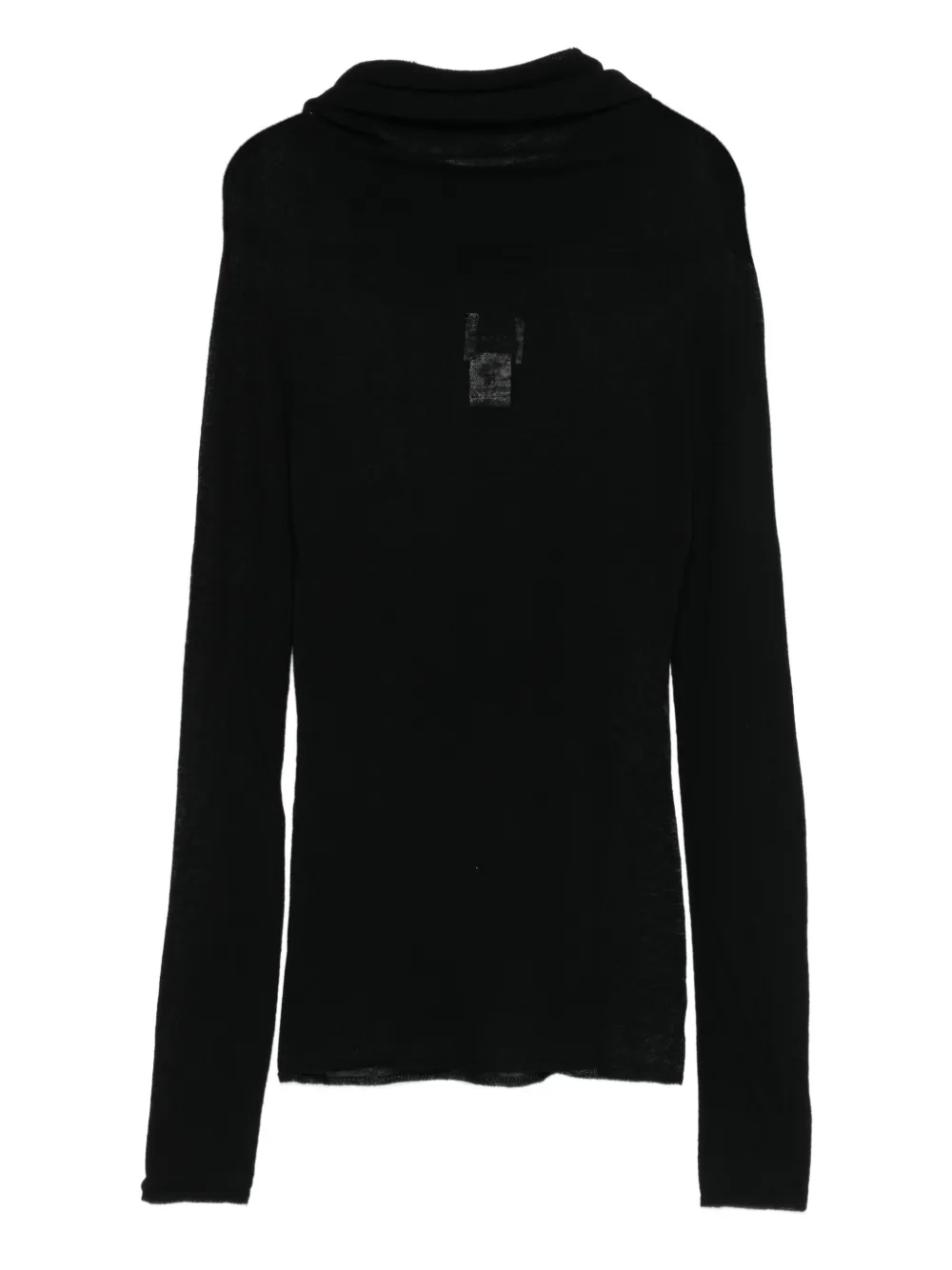 Alysi Cowl-neck Sweater In Black