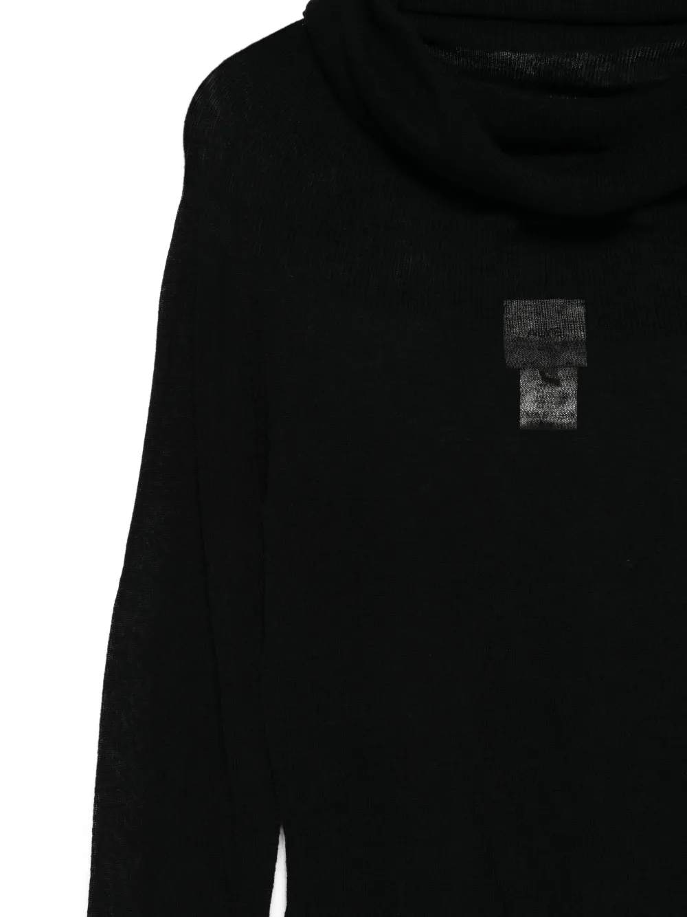 Alysi Cowl-neck Sweater In Black