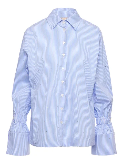 V:PM ATELIER Ginny striped embellished shirt
