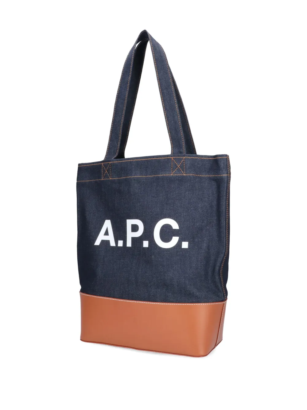 A.P.C. denim logo tote bag | Men | Image 2