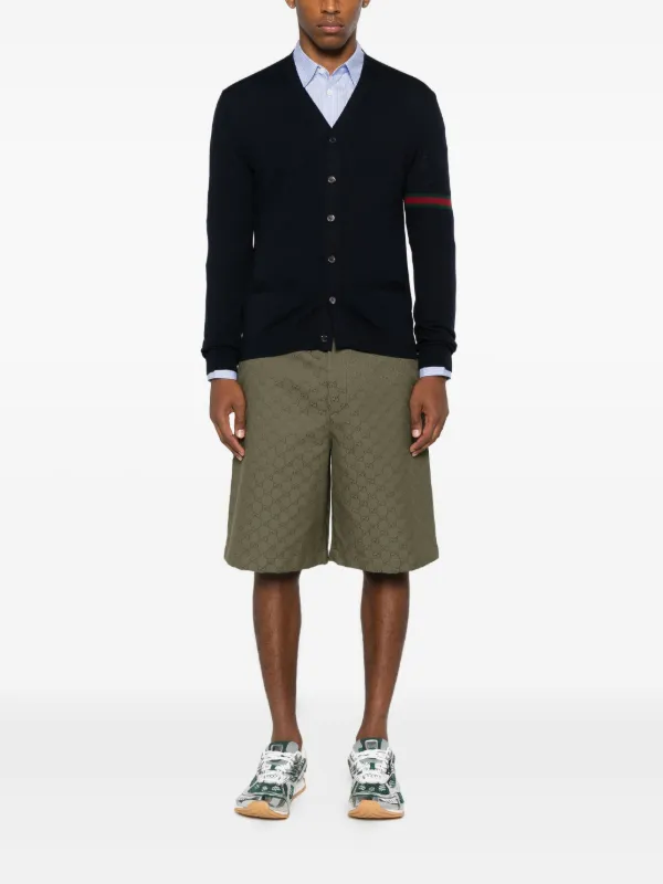 Gucci ボタン カーディガン | ブルー | FARFETCH JP