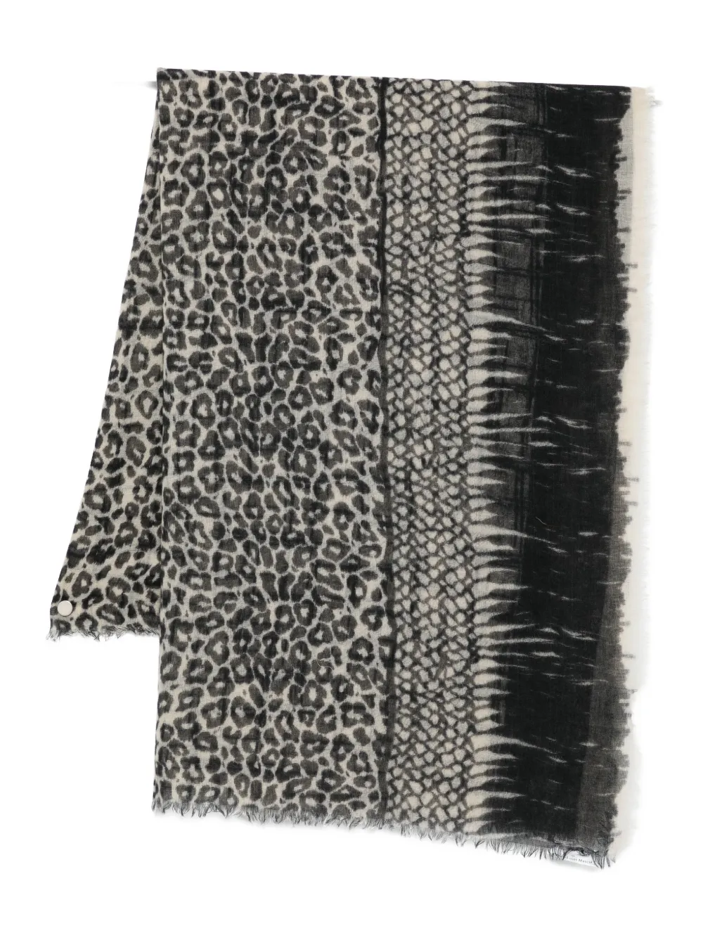Pierre-louis Mascia Animal-print Scarf In Animal Print
