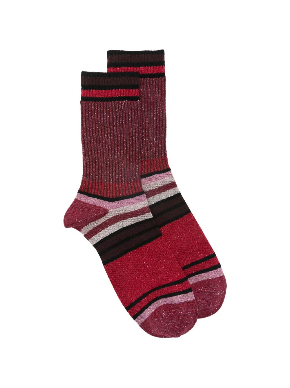 ALTO striped socks - Rosso
