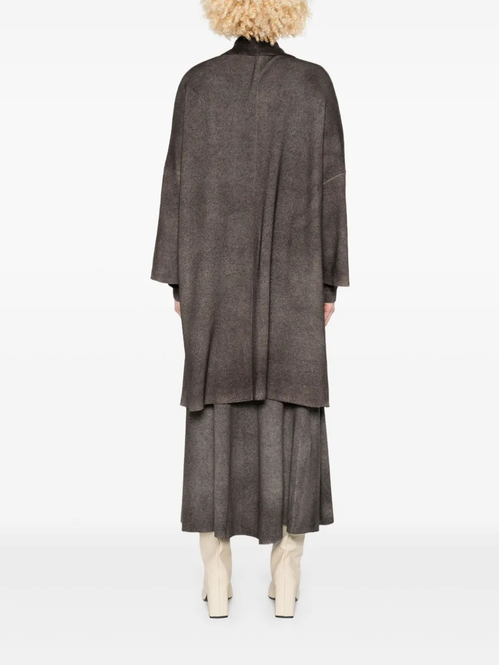 Avant Toi Patch-pocket Coat In Brown