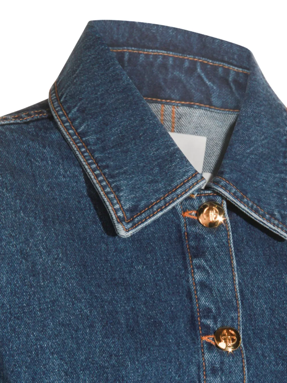 ANINE BING Denim jack Blauw