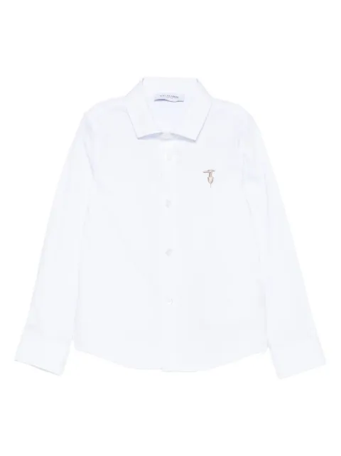 TRUSSARDI JUNIOR embroidered-logo shirt