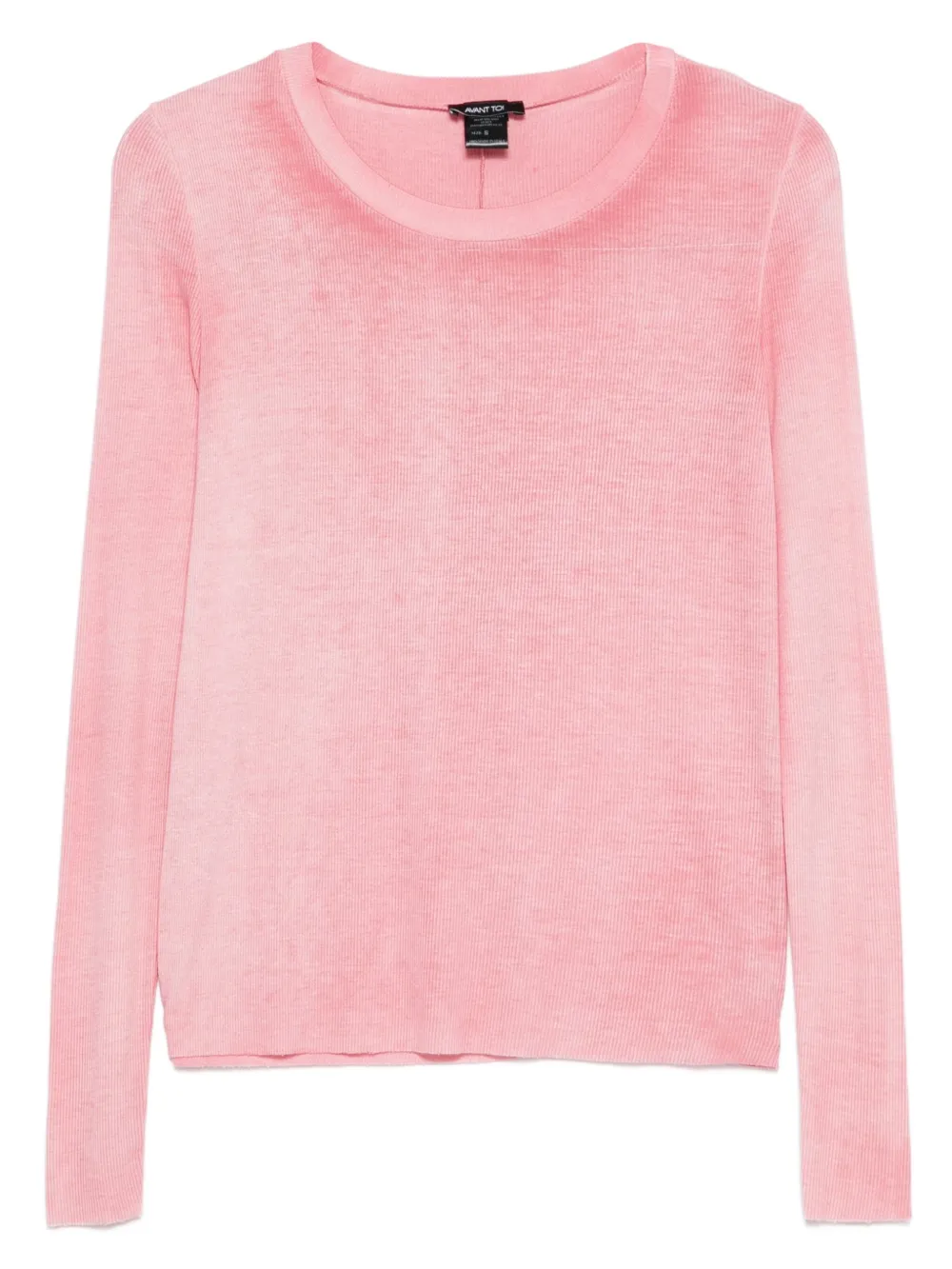 Avant Toi ribbed long-sleeve sweater | Pink | Image 1