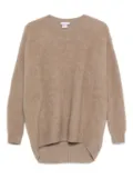 Avant Toi brushed cashmere sweater - Neutrals