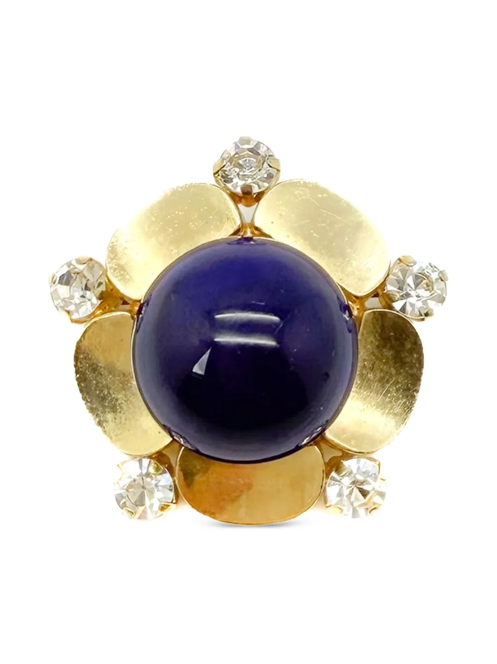 Christian Dior Pre-Owned 1967 floral-motif brooch | Image 2