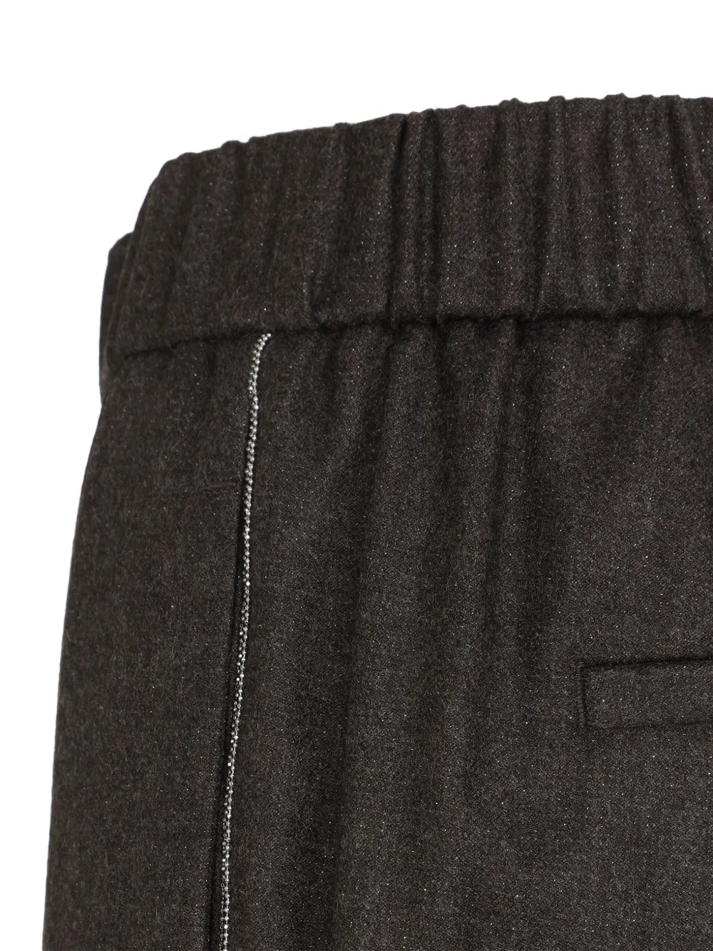 Peserico Wollen broek Bruin