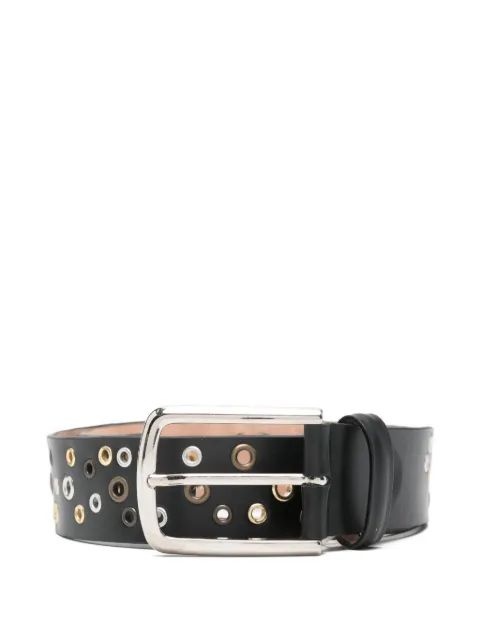 Gimaguas eyelet-embellished leather belt