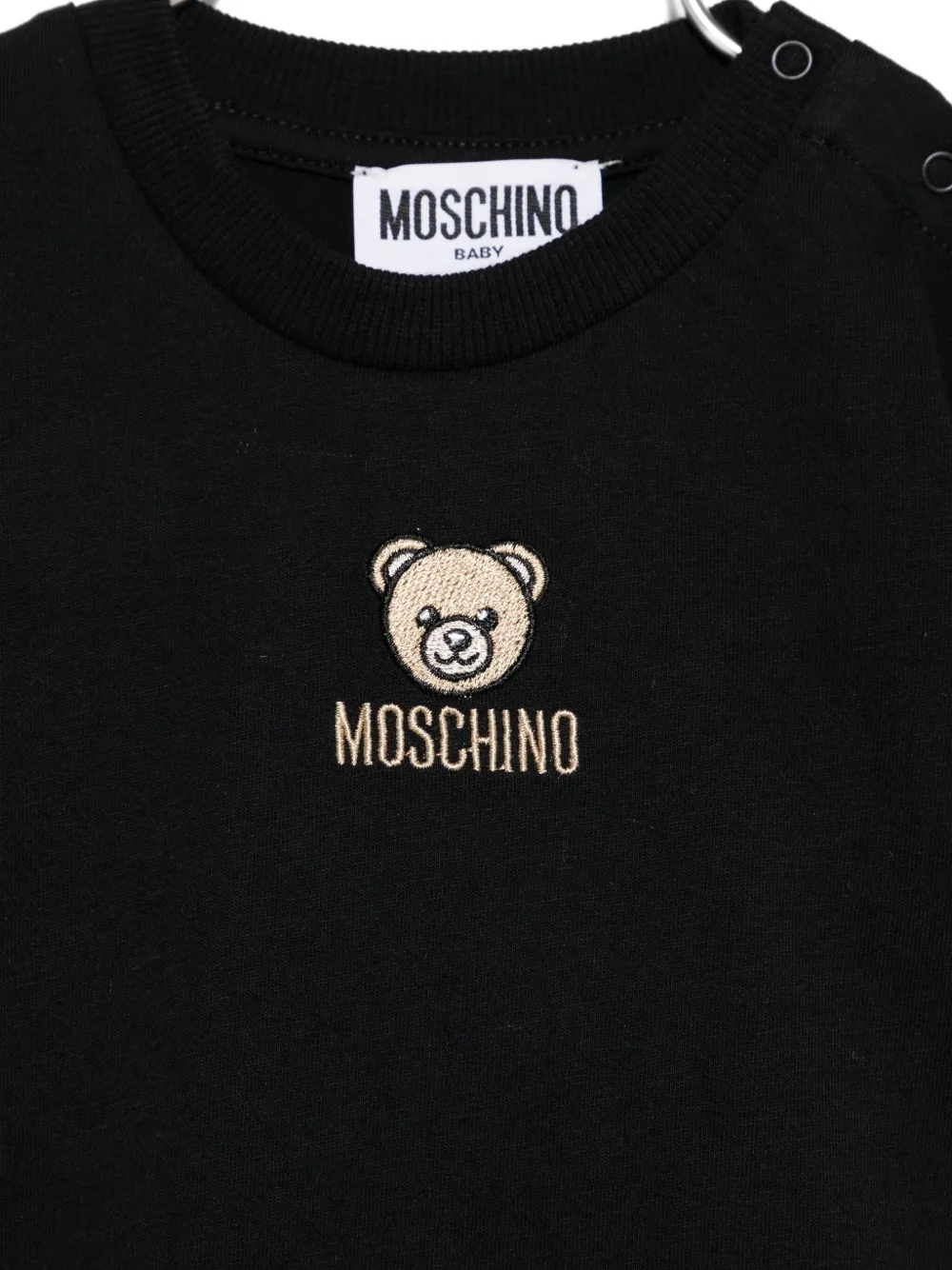 Moschino Kids Sweater met beerlogo Zwart