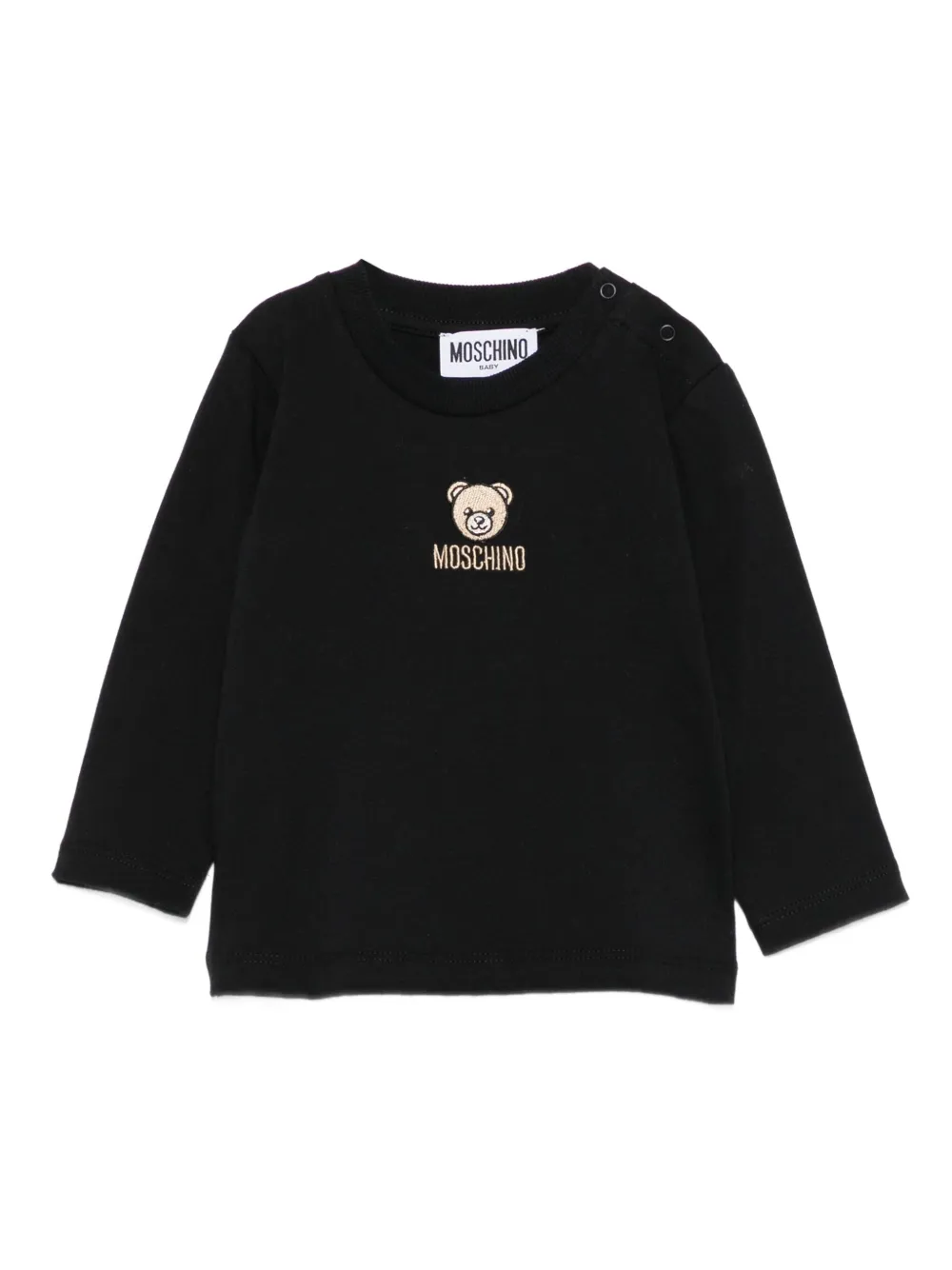 Moschino Kids Sweater met beerlogo Zwart