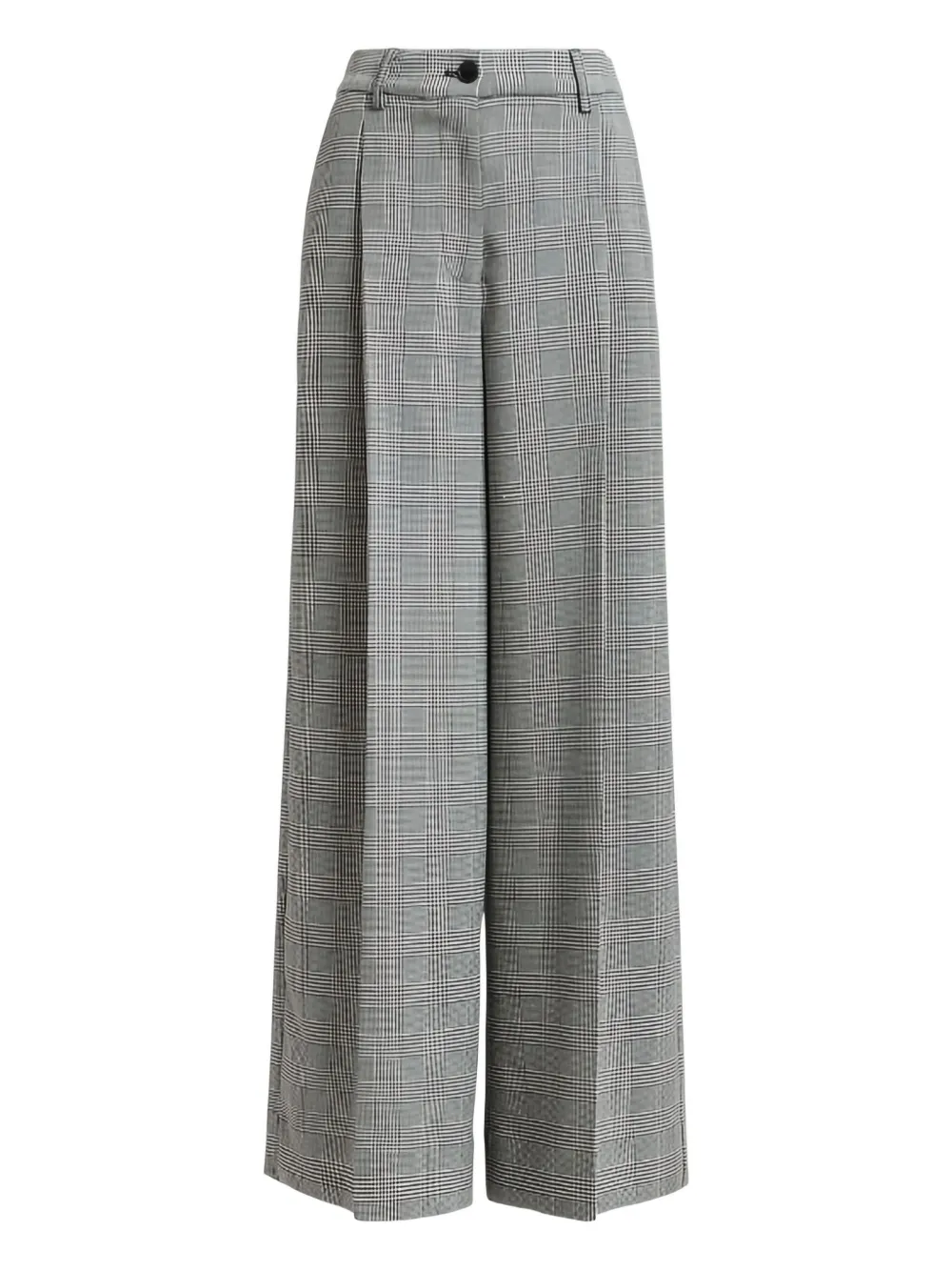 Essentiel Antwerp check-pattern trousers - グレー Essentiel Antwerp check-pattern trousers - グレー