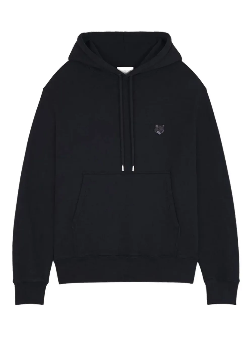 Maison Kitsuné fox-head patch hoodie | Black | Image 1