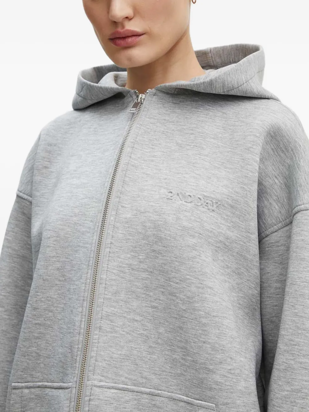 Day Birger Et Mikkelsen Kapuzenjacke Mit Reissverschluss In Gray