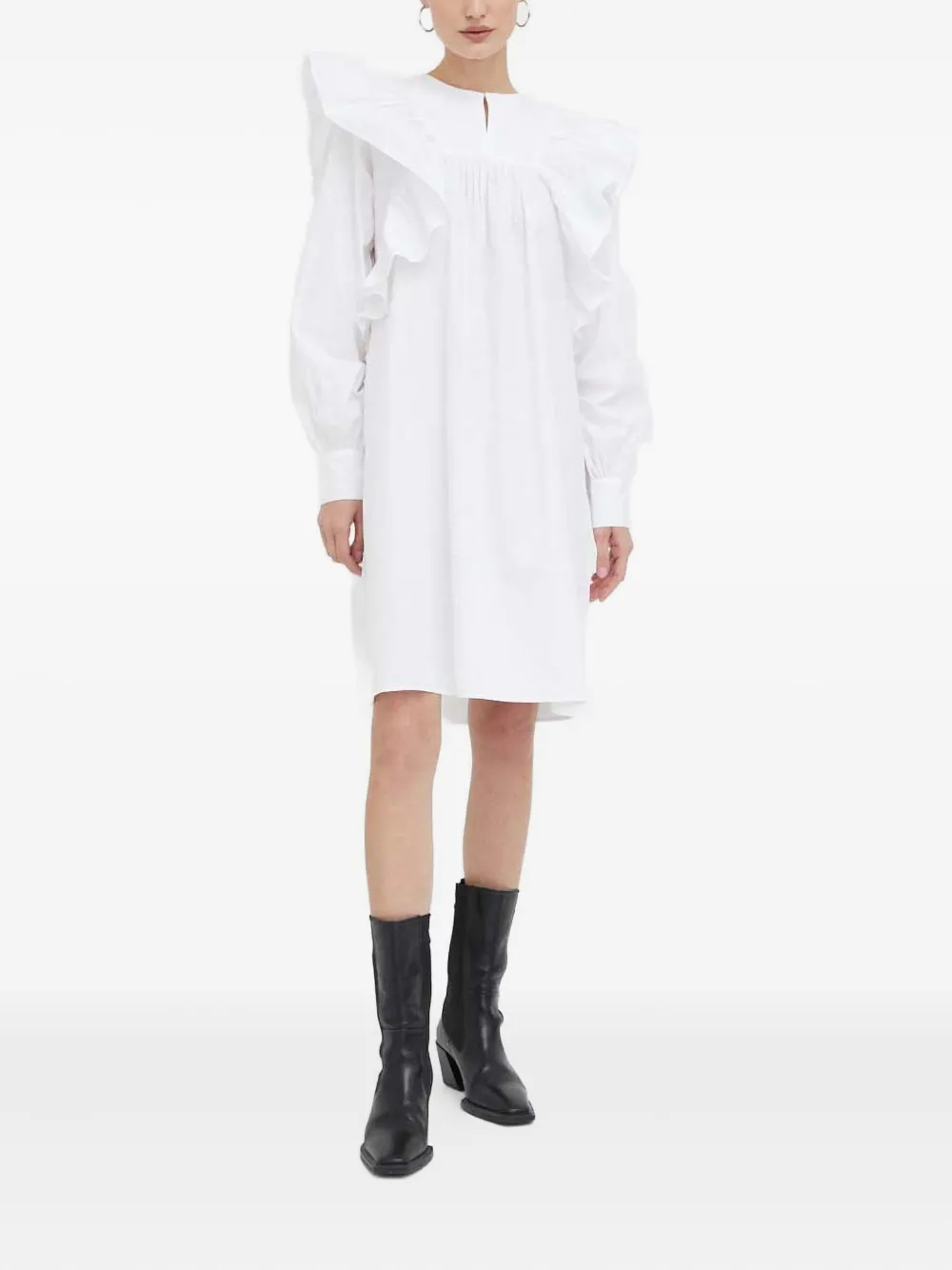 Day Birger Et Mikkelsen ruffled-trim mini dress | Day Dresses | Image 2