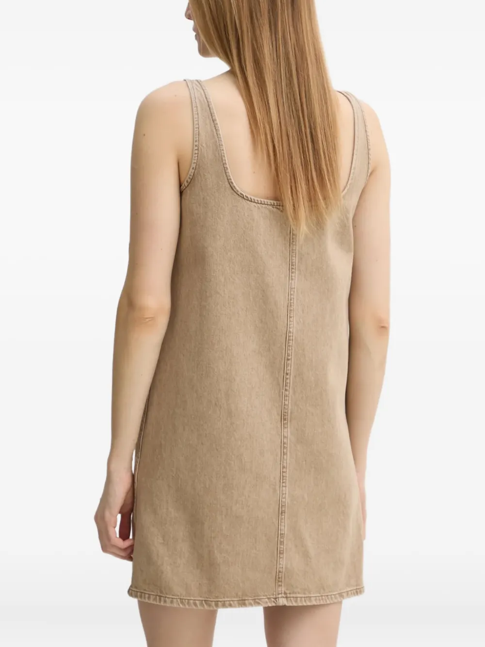 Day Birger Et Mikkelsen Jurk met vierkante hals Beige