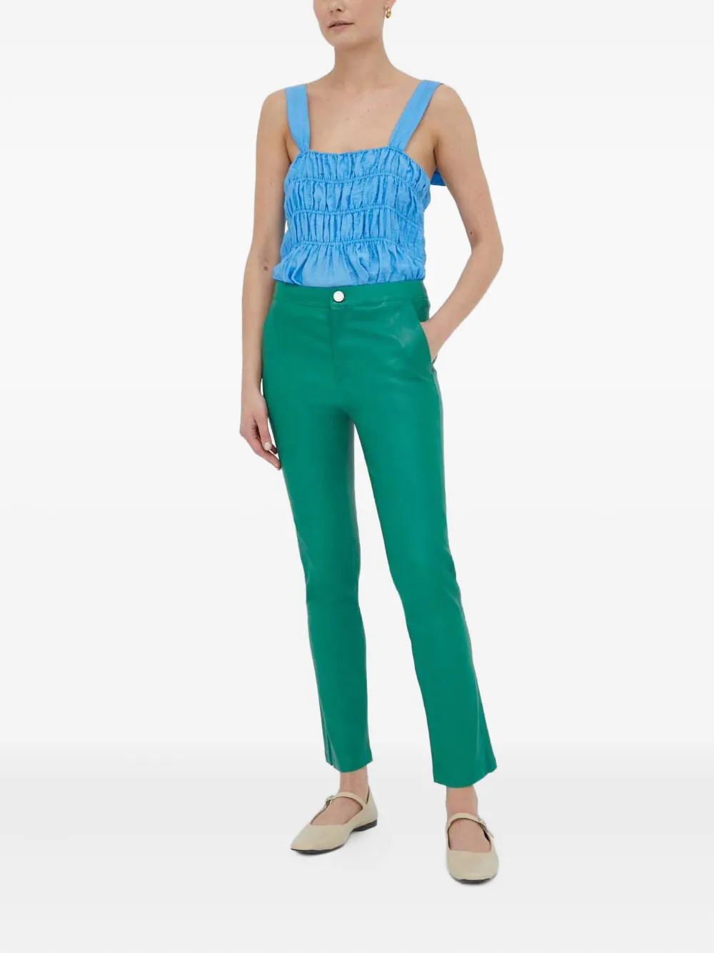 Day Birger Et Mikkelsen coated trousers | Straight-Leg Pants | Image 2