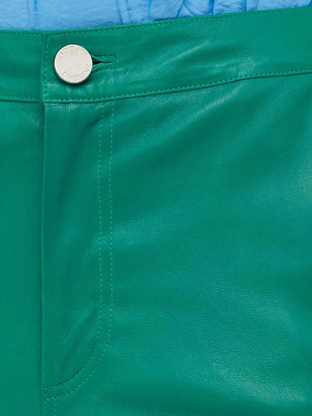 Day Birger Et Mikkelsen Coated Trousers In Green