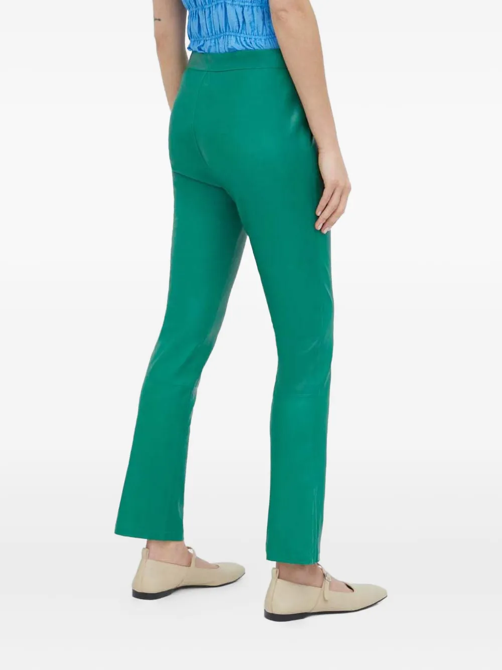 Day Birger Et Mikkelsen Coated Trousers In Green