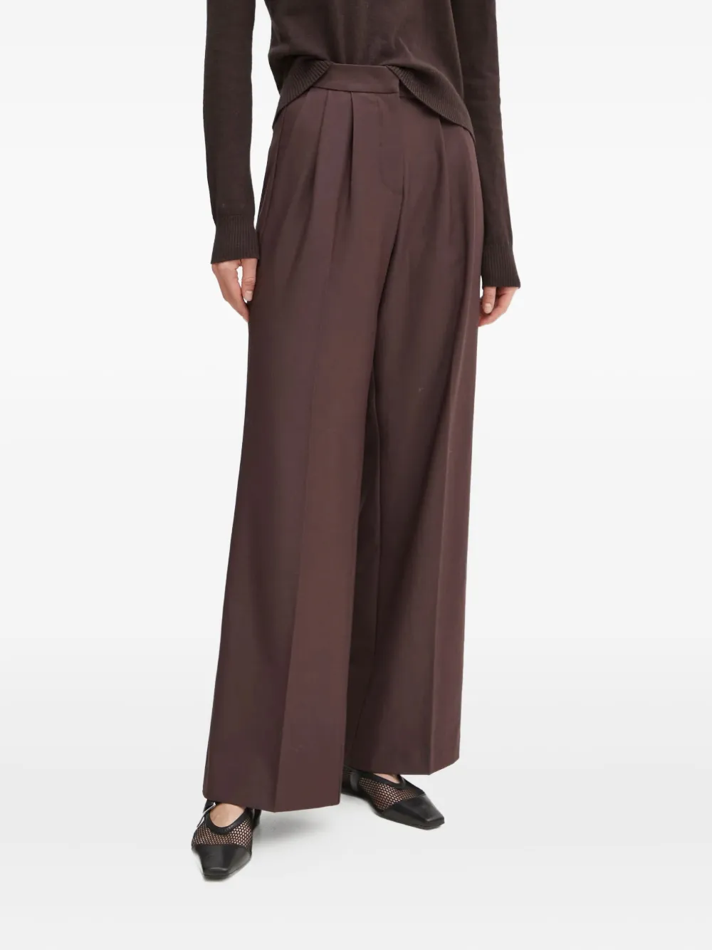 Day Birger Et Mikkelsen pleated tailored trousers | Brown | Image 1