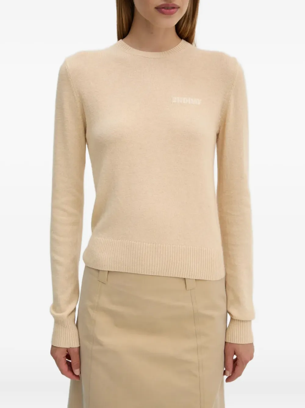 Day Birger Et Mikkelsen Trui met logo Beige