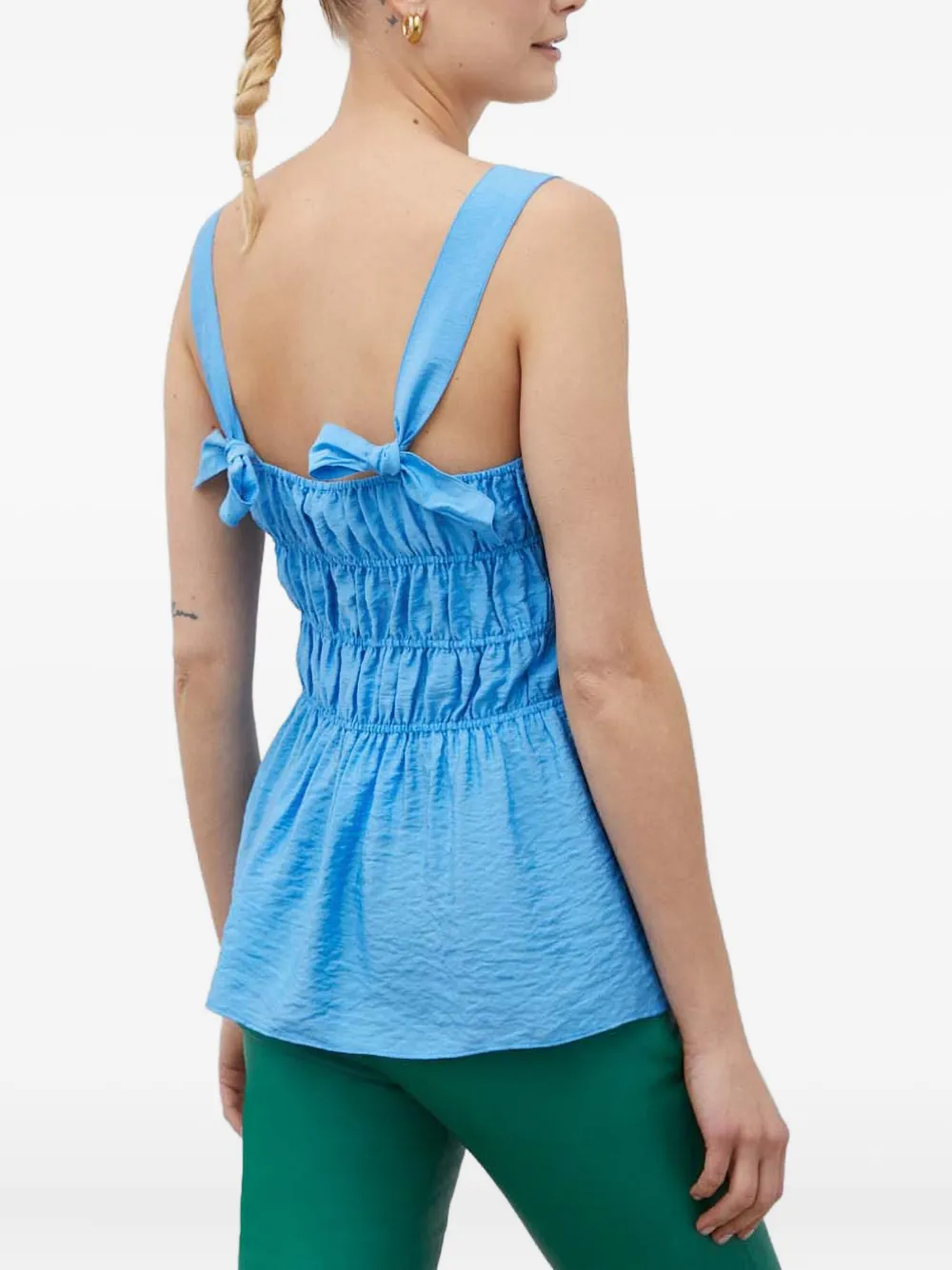 Day Birger Et Mikkelsen Top met strikdetail Blauw