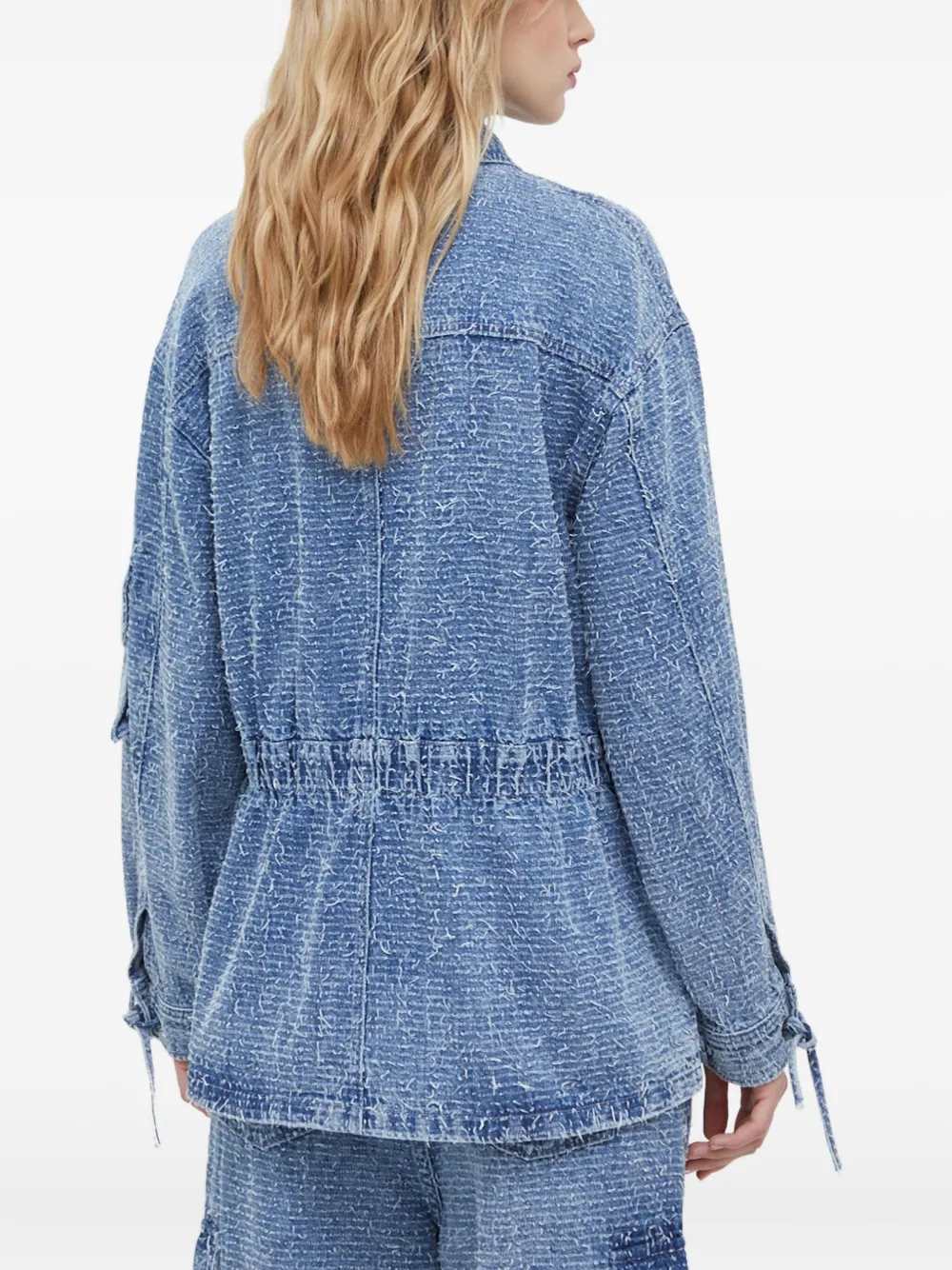 Day Birger Et Mikkelsen Drawstring-waist Denim Jacket In Multi