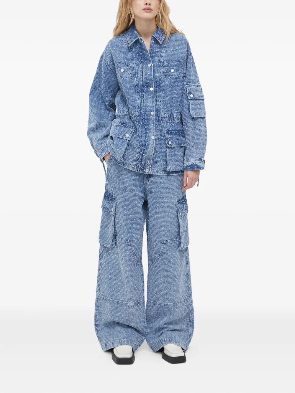 Day Birger Et Mikkelsen drawstring-waist denim jacket | Denim Jackets | Image 2