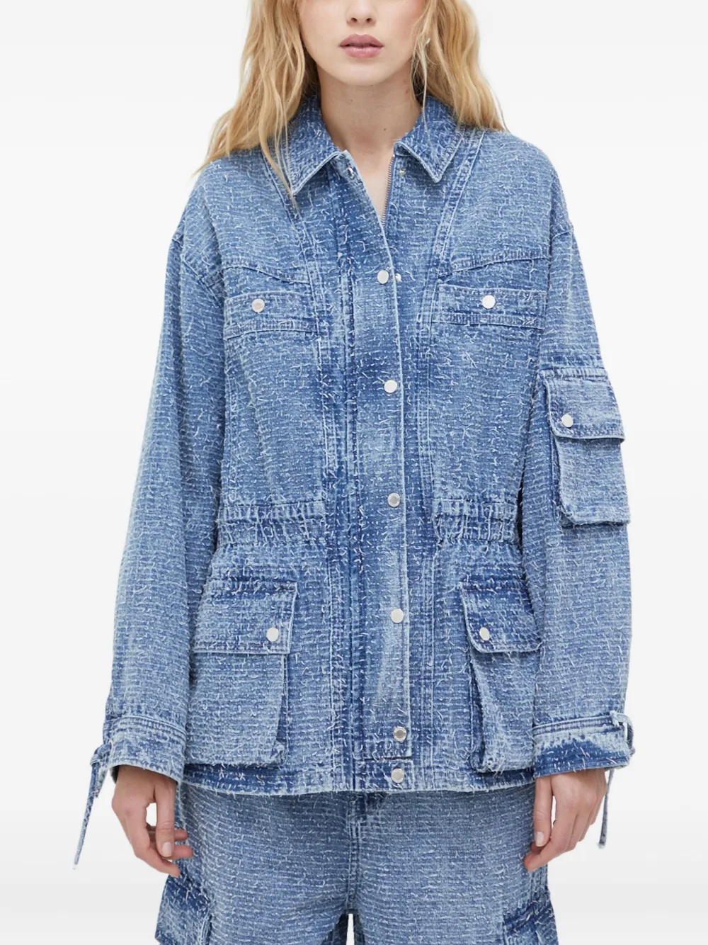 Day Birger Et Mikkelsen drawstring-waist denim jacket | Blue | Image 1