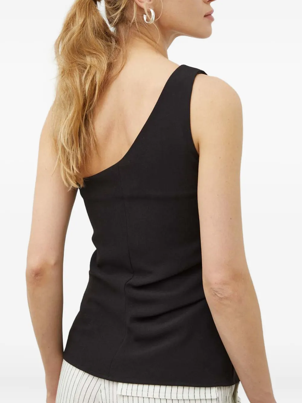 Day Birger Et Mikkelsen One-shoulder Top In Black