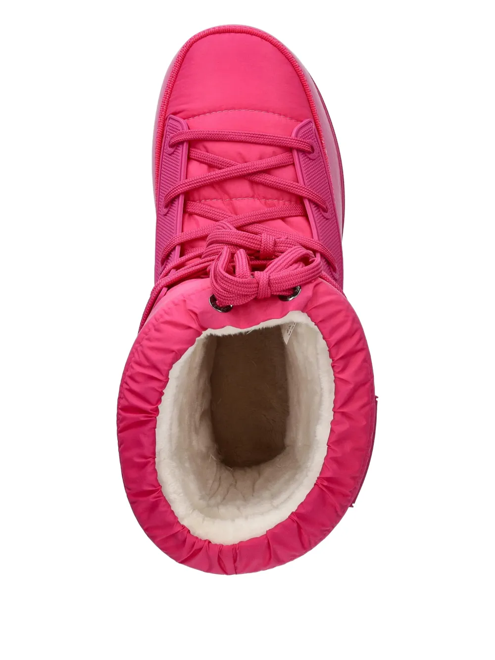 BOGNER quilted lace-up snow boots Roze