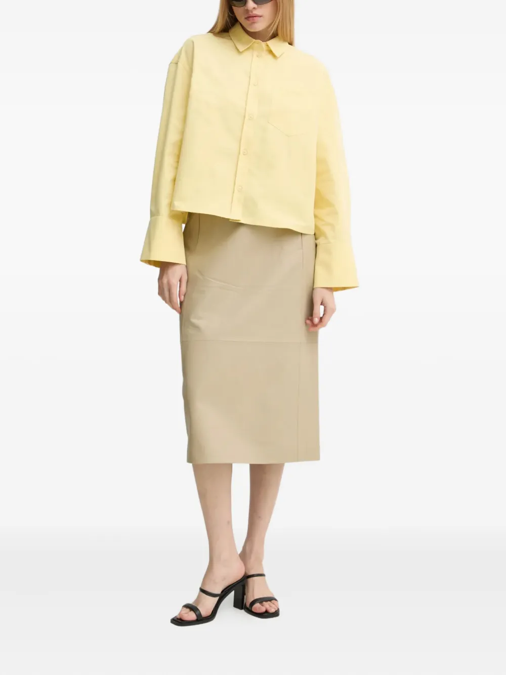 Day Birger Et Mikkelsen panelled midi skirt | Straight Skirts | Image 2