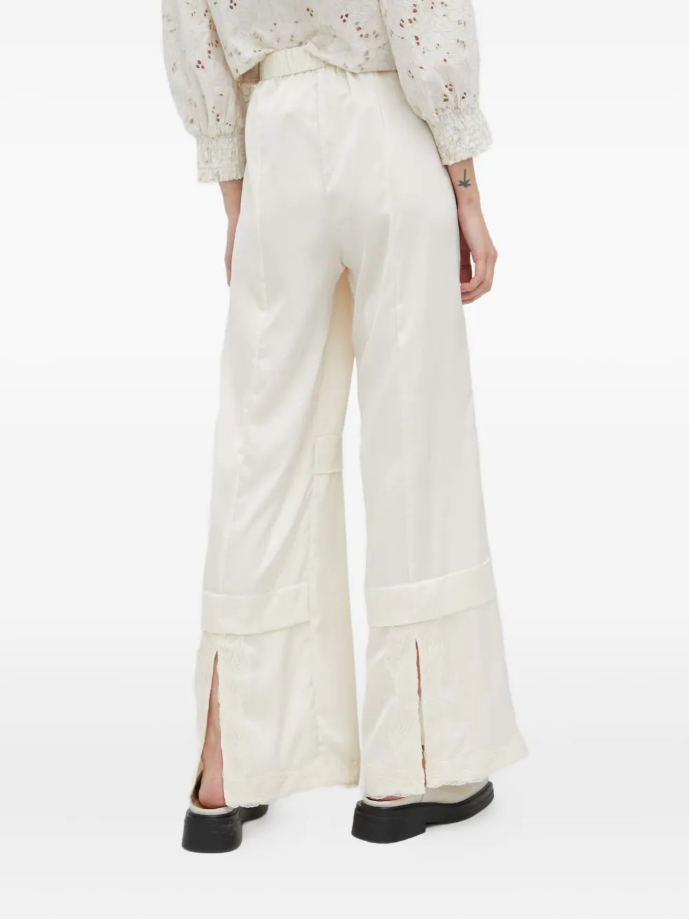 Day Birger Et Mikkelsen Broek met vlakken Beige