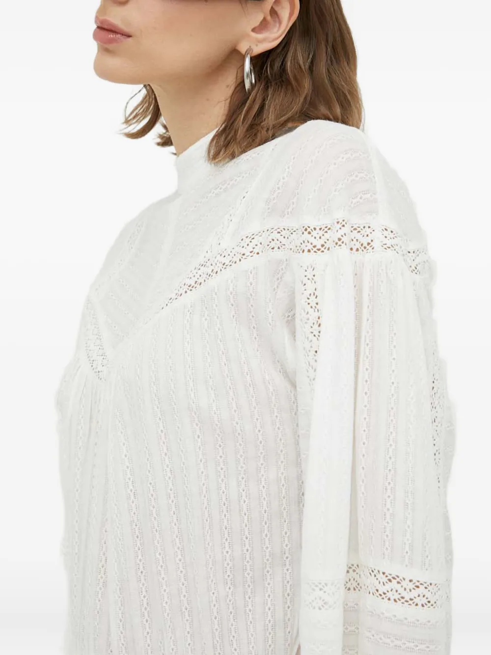 Day Birger Et Mikkelsen Lace-trim Mini Dress In Gray