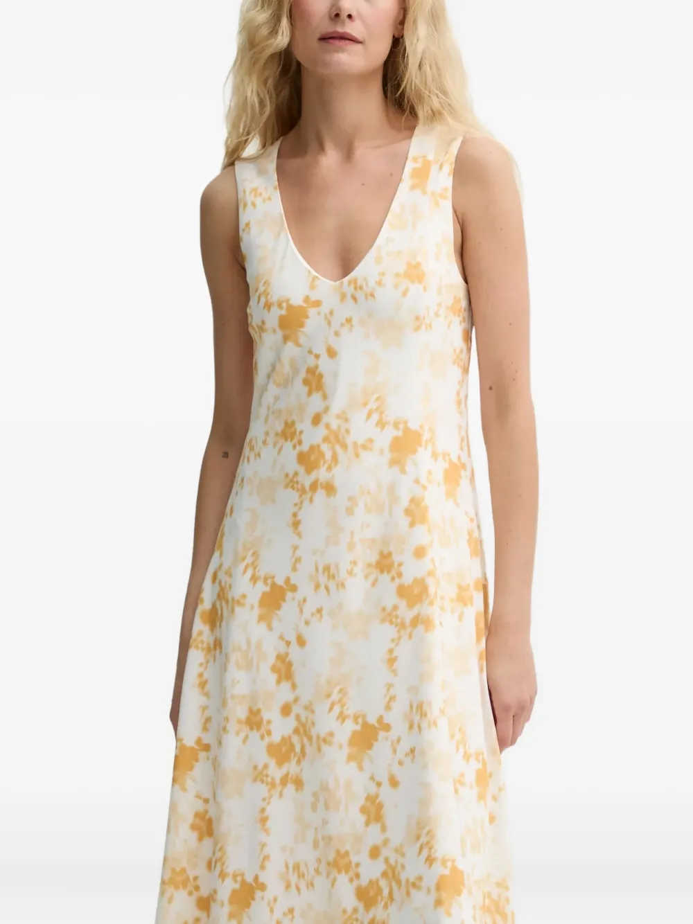 Day Birger Et Mikkelsen Maxi-jurk met bloemenprint Beige