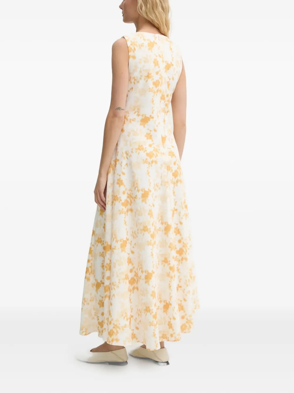 Day Birger Et Mikkelsen Maxi-jurk met bloemenprint Beige