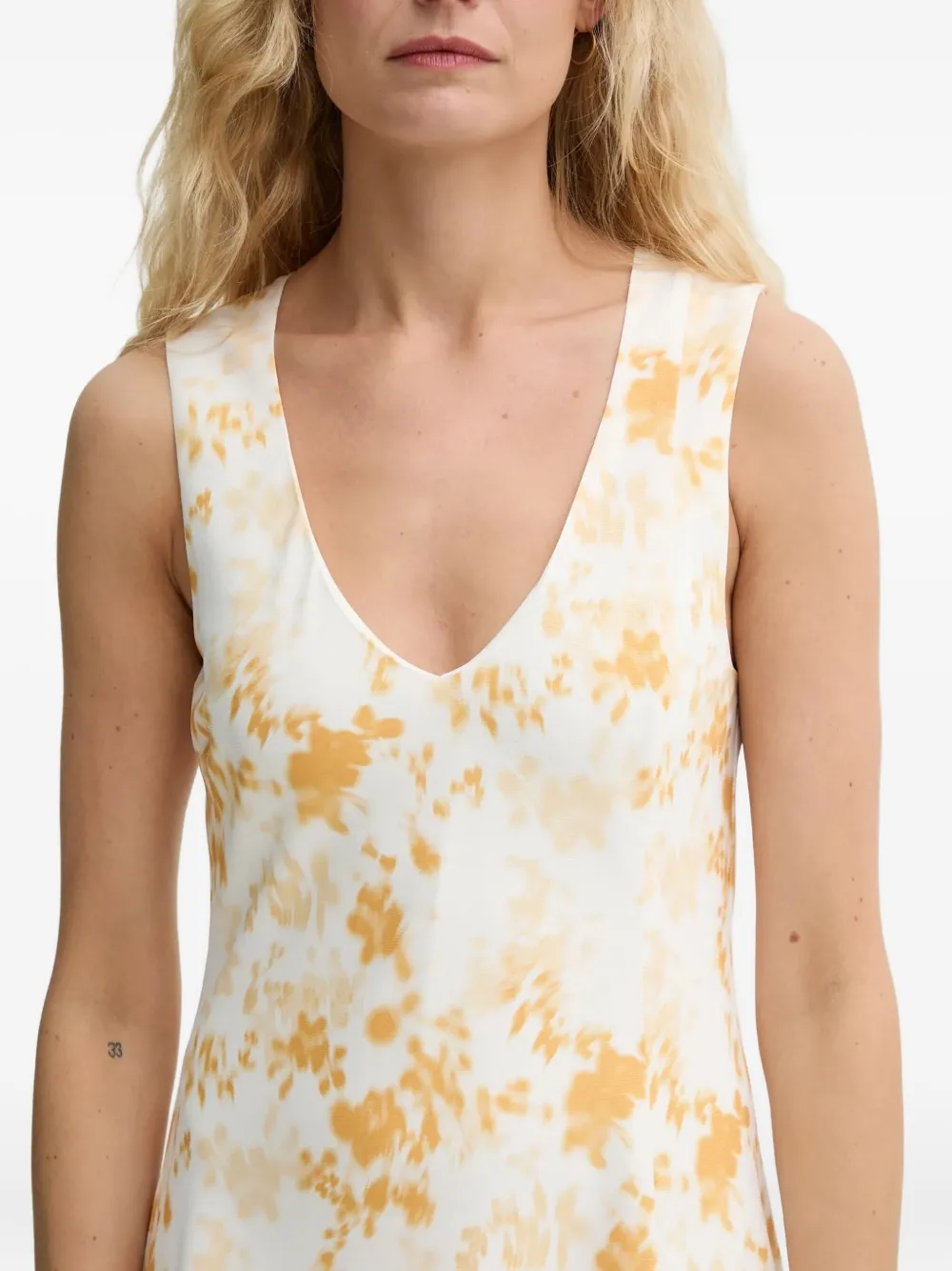 Day Birger Et Mikkelsen Maxi-jurk met bloemenprint Beige