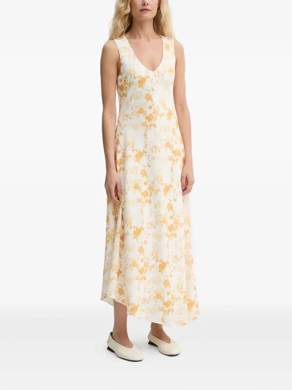 Day Birger Et Mikkelsen robe longue col-v à fleurs | Robes de jour | Image 2