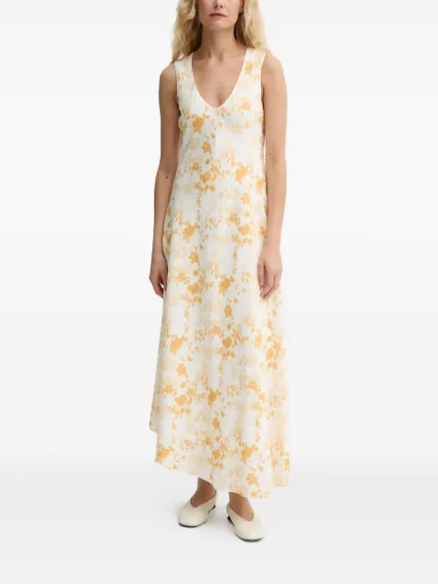 Day Birger Et Mikkelsen vestido largo con estampado floral y cuello en V