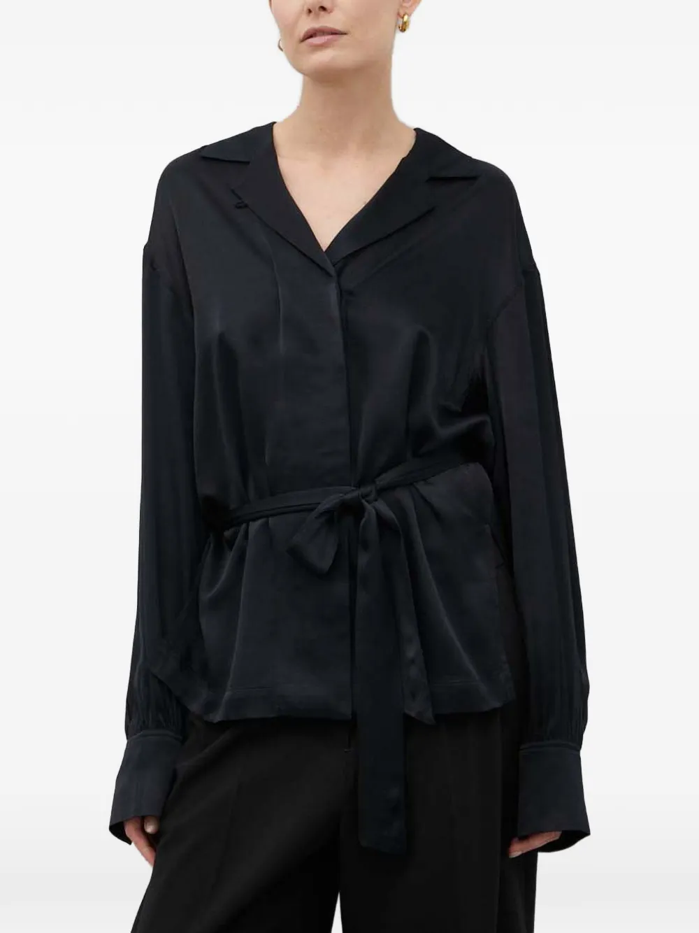 Day Birger Et Mikkelsen tie-waist shirt - Nero