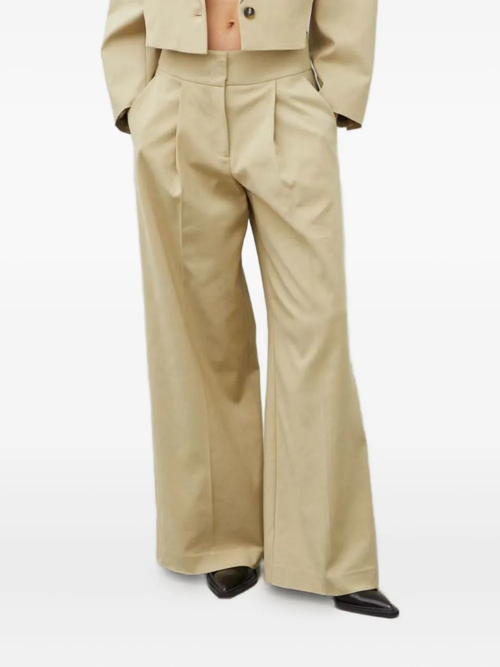Day Birger Et Mikkelsen Maverick pleated trousers | Neutrals | Image 1