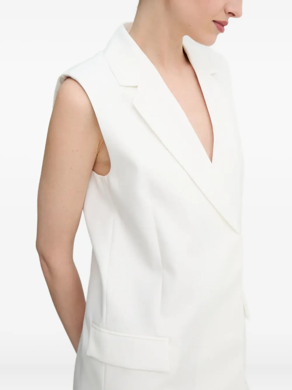 Day Birger Et Mikkelsen Mouwloze jurk Wit