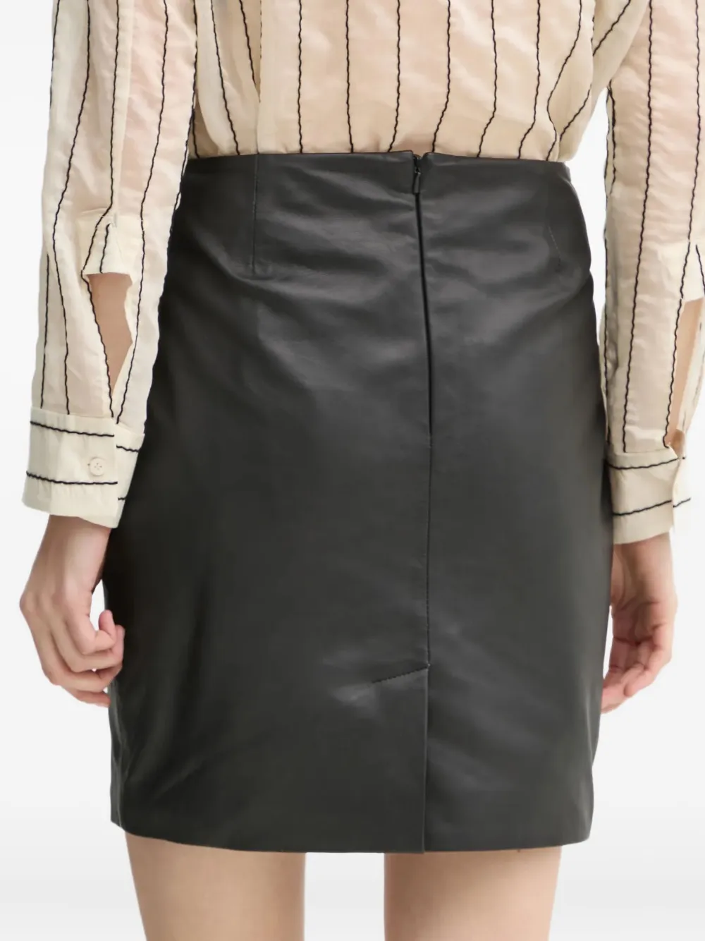 Day Birger Et Mikkelsen Central-seam Mini Skirt In Multi