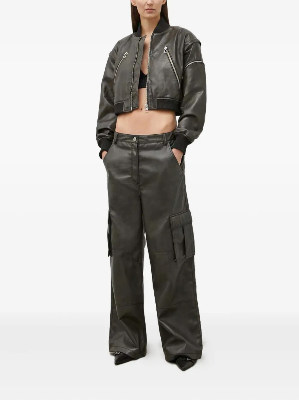 Day Birger Et Mikkelsen Broek met cargo zak - Grijs